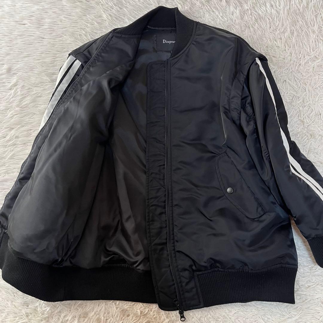 【美品】ダイアグラム　グレースコンチネンタル　ミリタリー2wayジャケット