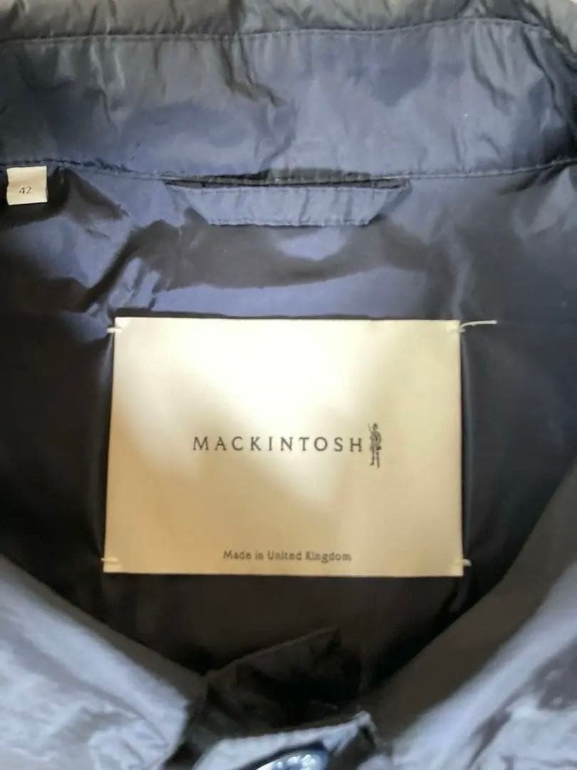 新品未使用　マッキントッシュ　レインコート　トレンチコート　ネイビー　撥水加工
