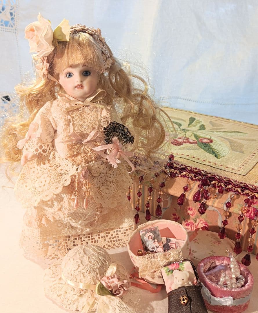 ま*ー様 ビスクドール　ミニョネット　プレゼンテーション　Handmade