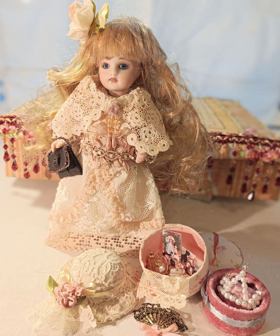 ま*ー様 ビスクドール　ミニョネット　プレゼンテーション　Handmade