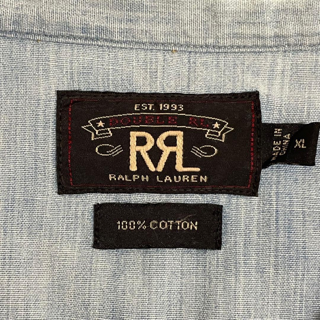 RRL デニムシャツ　ダンガリー　XL