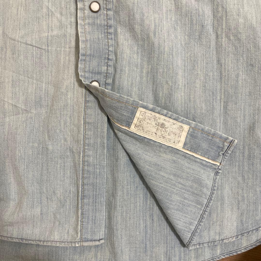 RRL デニムシャツ　ダンガリー　XL