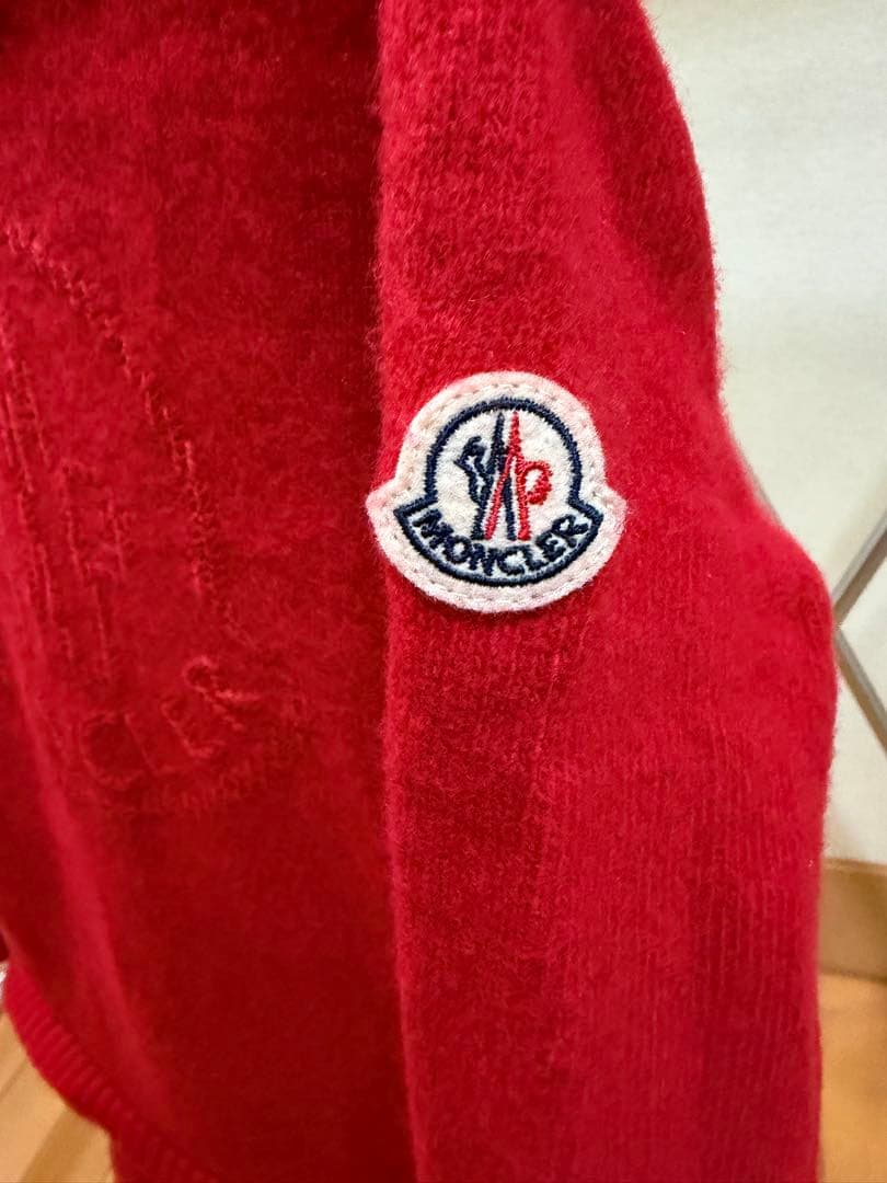 MONCLER モンクレール ロゴ刺繍 ニットワンピース　120cm