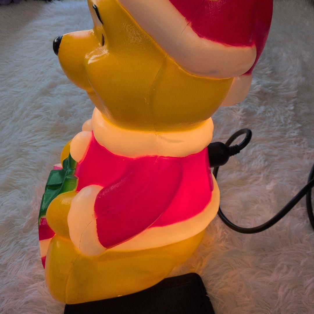 レトロ　くまのプーさん　クリスマスライト