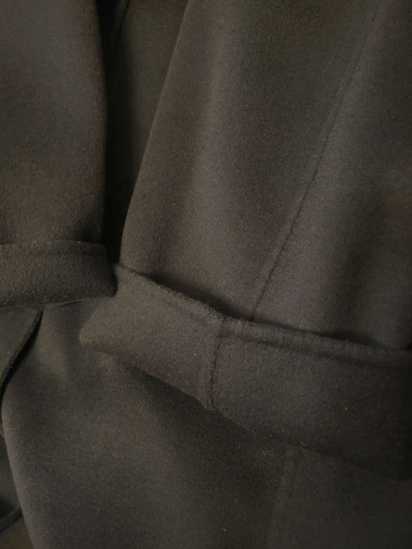 スローブイエナ　ハミルトン　ダブルフェイスウールチェスターコート　ネイビー