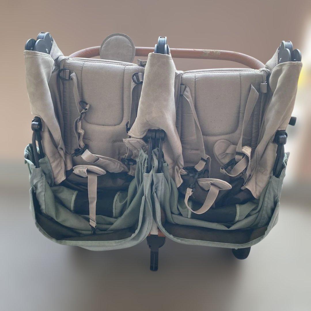 ☆一部訳あり　Air Buggyベビーカー2人乗りココダブルクローバー☆