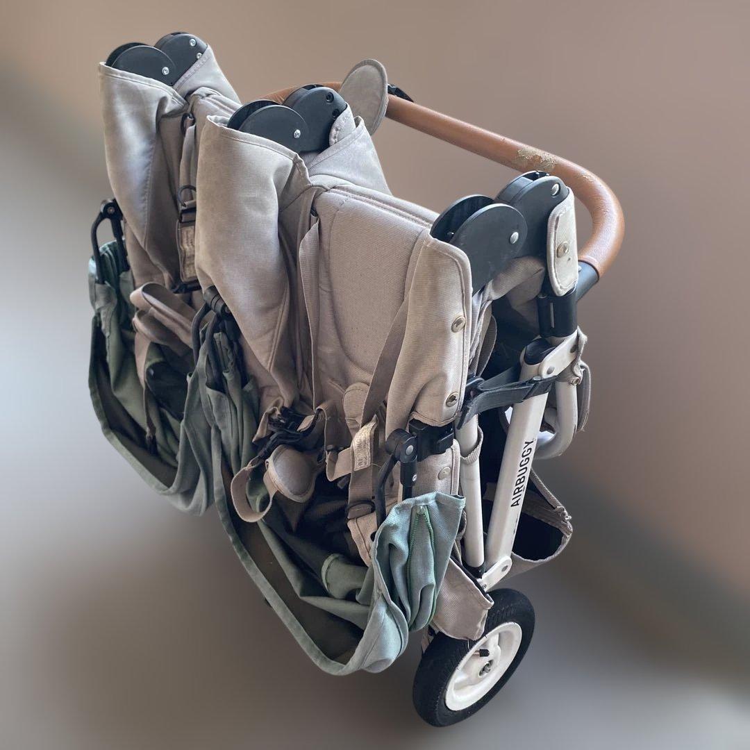 ☆一部訳あり　Air Buggyベビーカー2人乗りココダブルクローバー☆