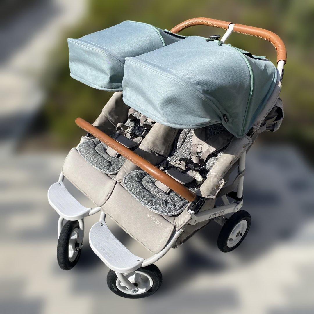 ☆一部訳あり　Air Buggyベビーカー2人乗りココダブルクローバー☆
