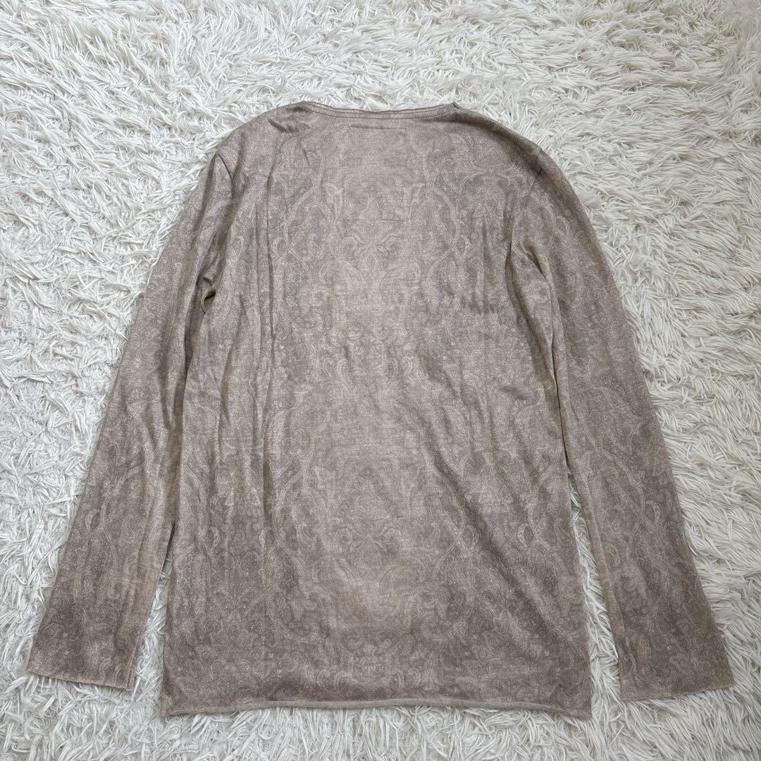 goa 00s y2k archive ロンt 長袖 ペイズリー柄