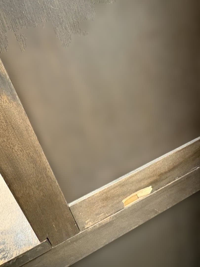 水屋　キャビネット　木製　アンティーク　古道具