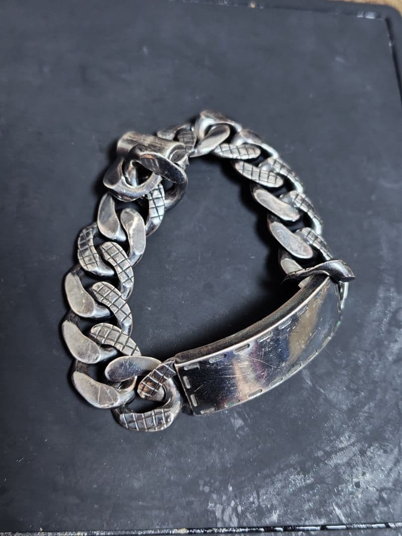 定価15万位 ボッテガヴェネタ ブラックシルバー アクセサリー ブレス 925