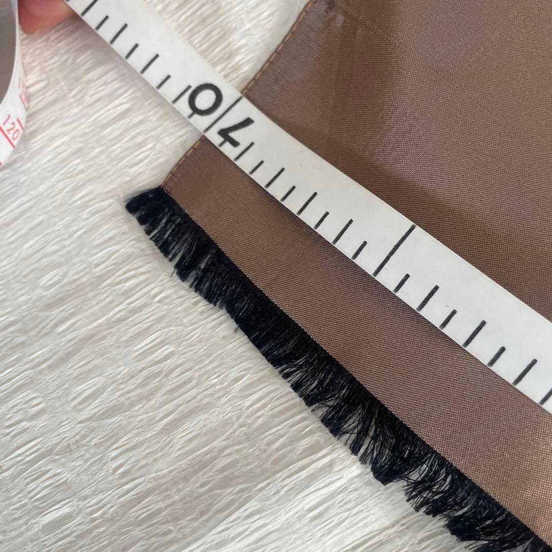 【タグ付、大判、和装にも】DOLCE&GABBANA シルク フリンジ ストール