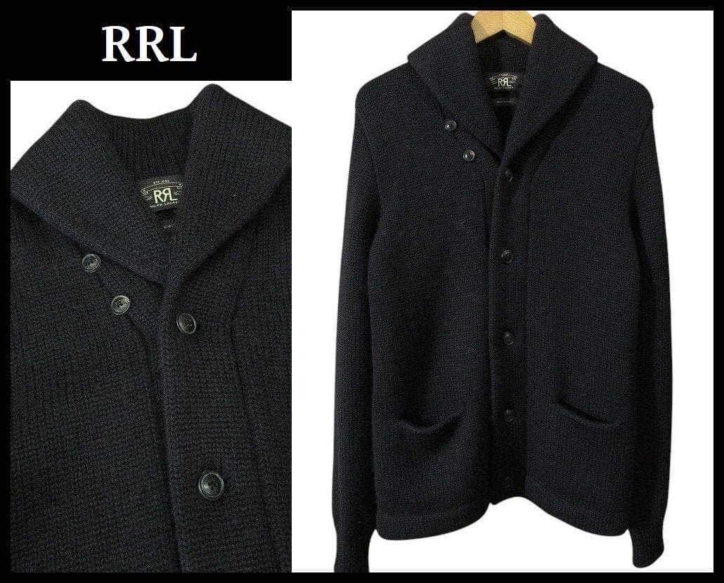 専用　美品 RRL 30s 40s 復刻 肉厚 ショールカラー カーディガン S