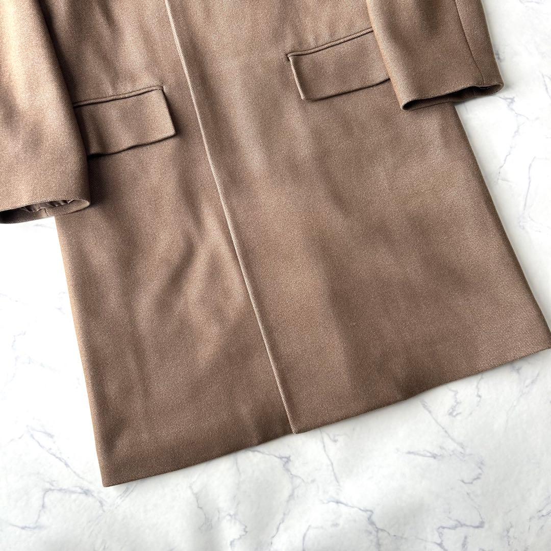 美品✨　オーラリー　メルトンウール　シルク　ステンカラーコート　スーパー140s