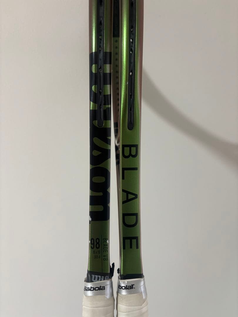 2本セットWilson blade 98 v8 16/19 ウィルソン　ブレード
