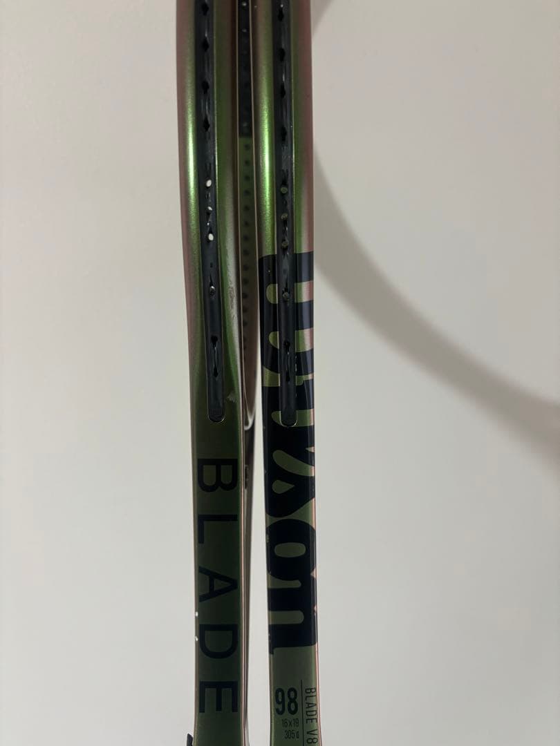 2本セットWilson blade 98 v8 16/19 ウィルソン　ブレード