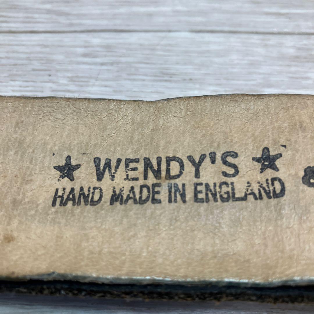 最終価格WENDY'S Xfootthecoacherスタッズレザーブベルト