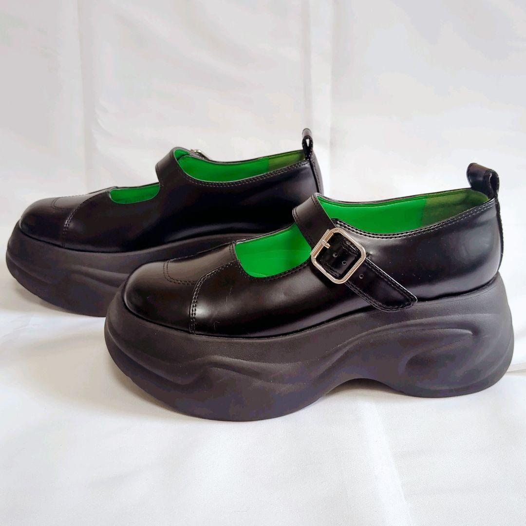 チャールズ＆キース×ショートセンテンス/メリージェーン ストラップシューズ厚底