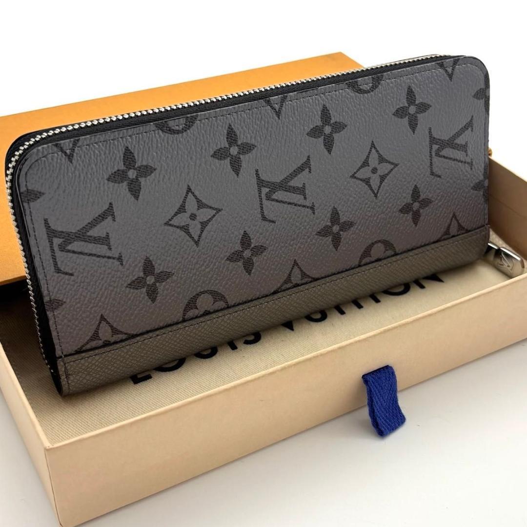 【現行 未使用に近い】ルイヴィトン タイガラマ ジッピーヴェルティカル 長財布