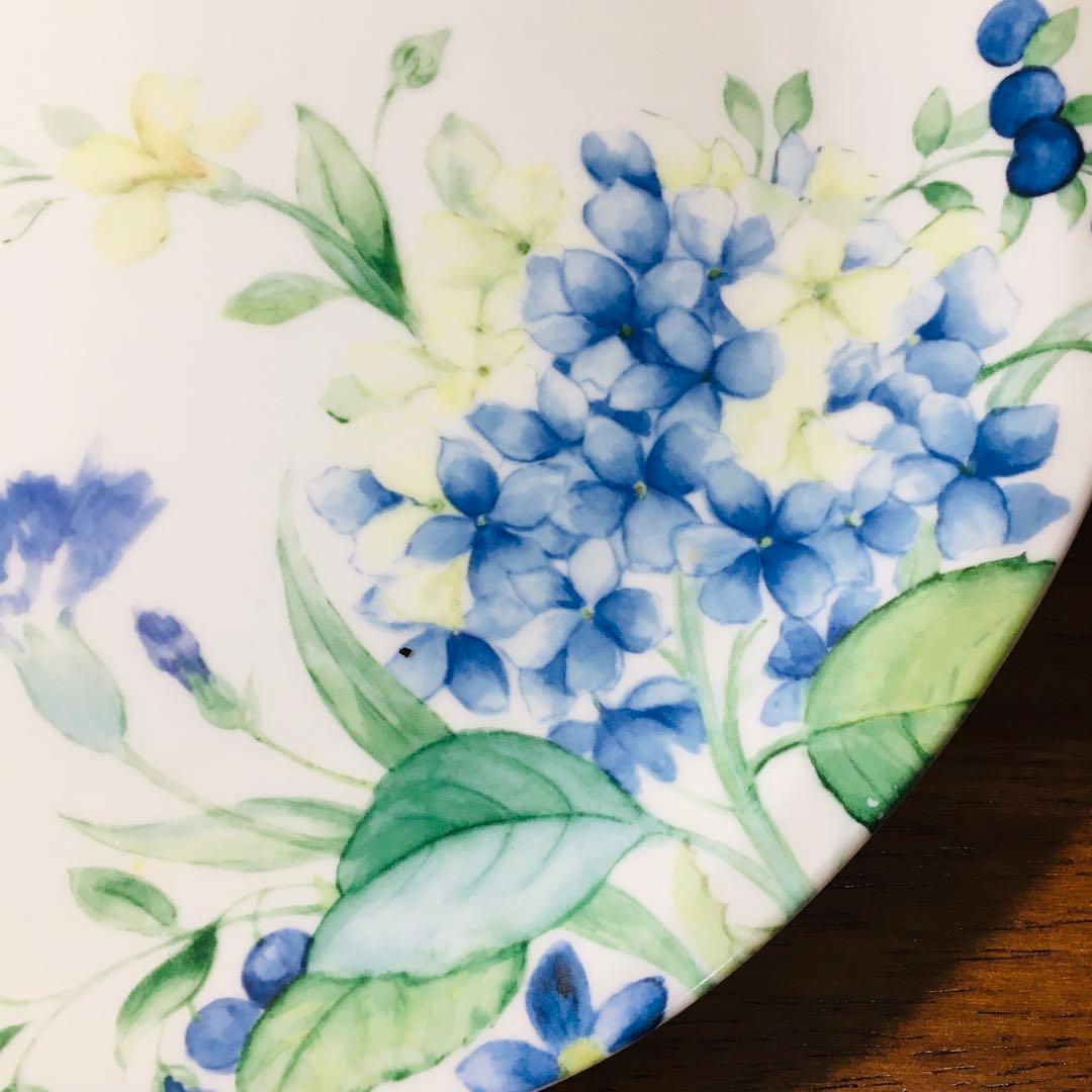 【人気】ロイヤルドルトン　コテージレーンシリーズ　紫陽花　プレート3枚セット