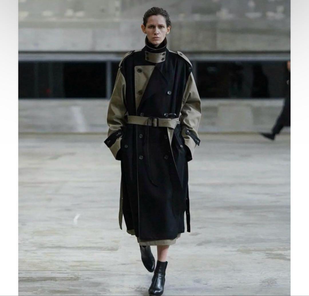 a*i様 stein 22AW DOUBLE LAPELLED TRENCH C