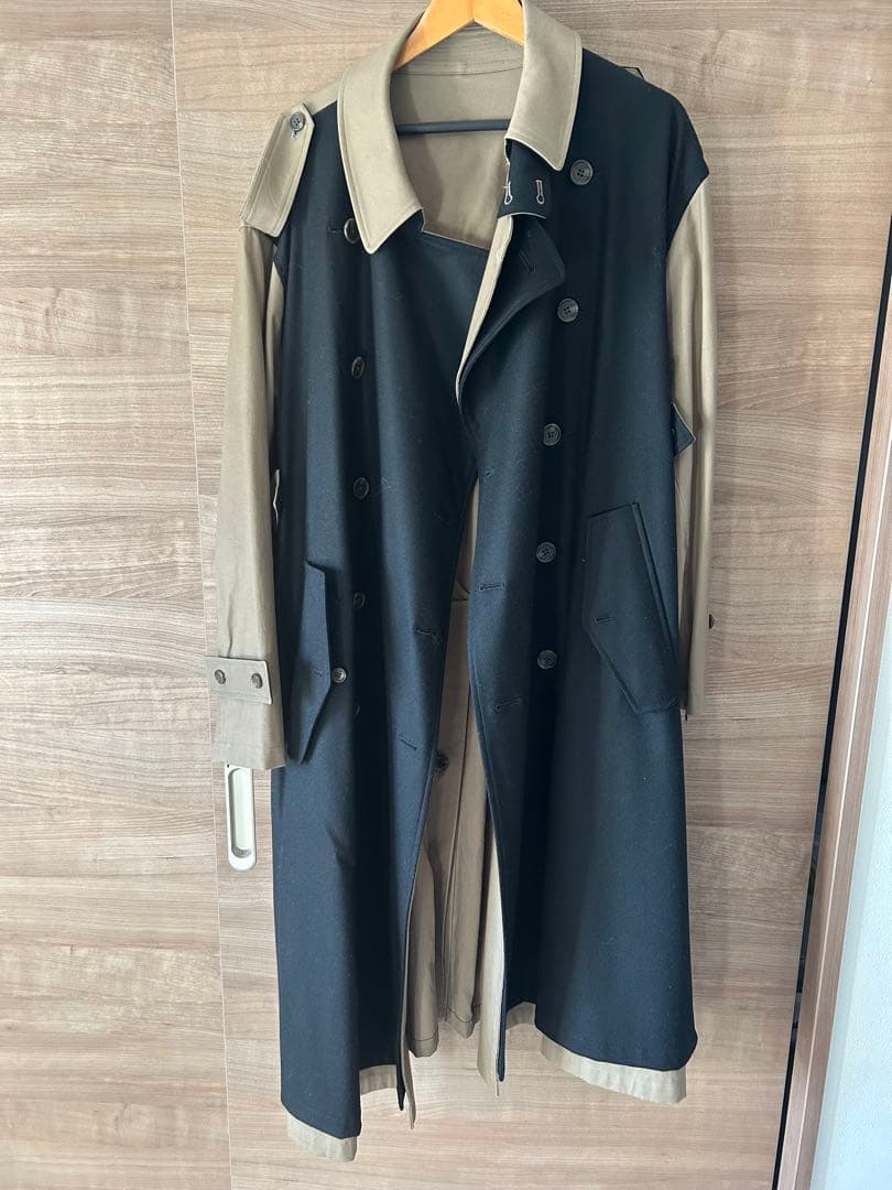 a*i様 stein 22AW DOUBLE LAPELLED TRENCH C