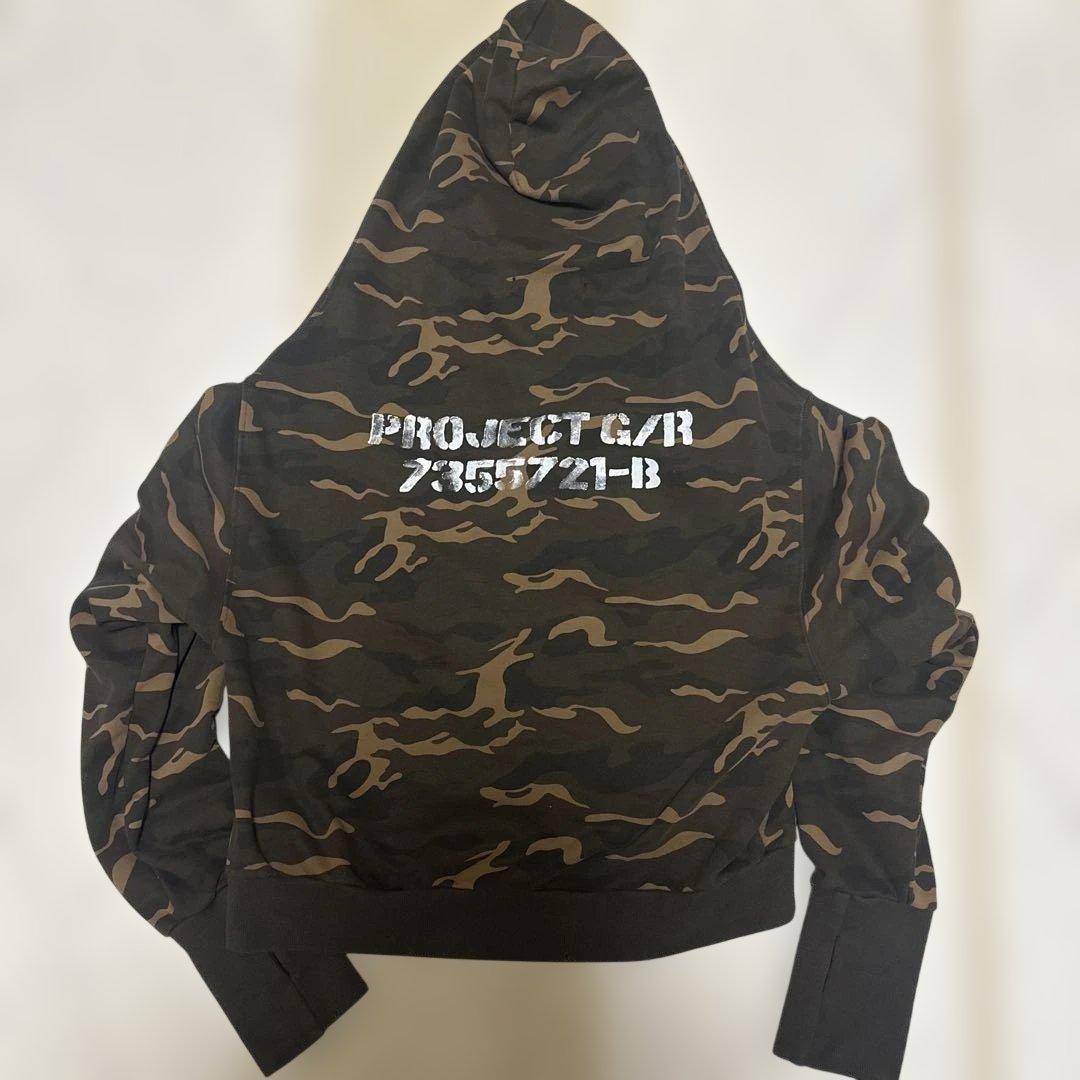 PROJECT G/R ZYGON ZIP HOODIE カモフラージュ