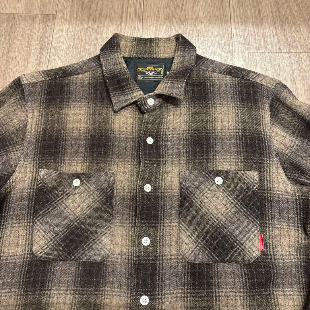 WTAPS ウールシャツ 短丈