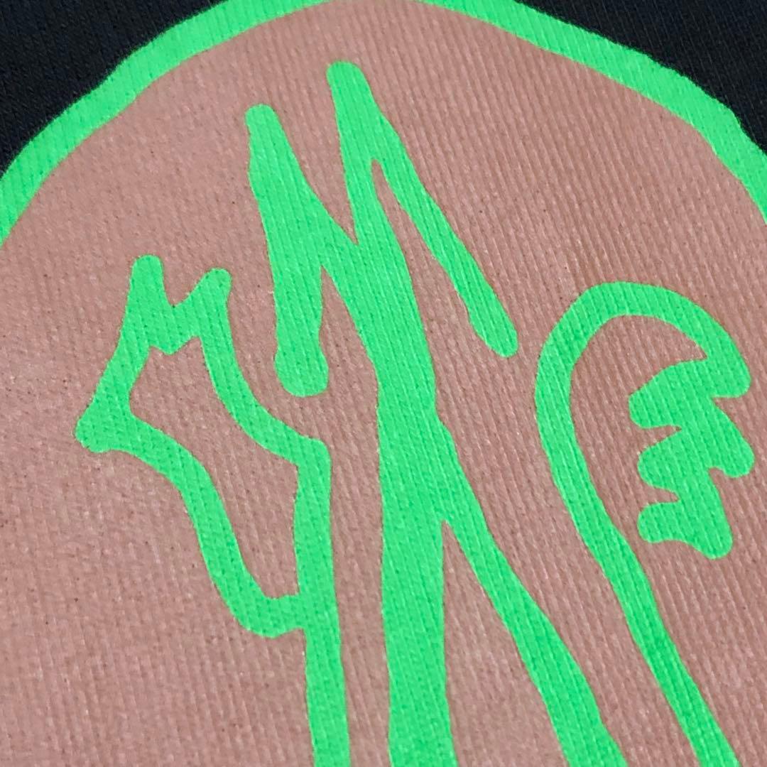 MONCLER モンクレール ロングtシャツ ビックロゴ 肩パッチ刺繍付き