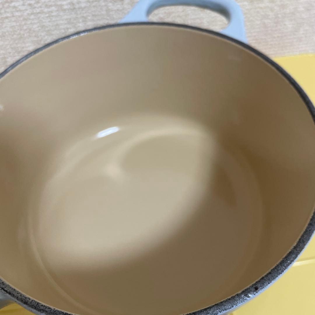 LE CREUSET　ココット ロンド コースタルブルー　14cm