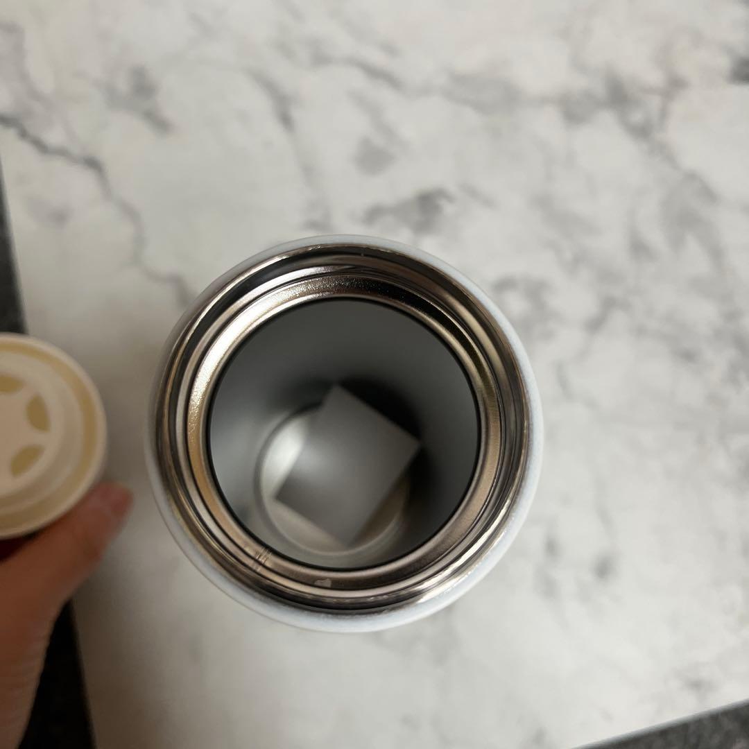 未使用　マルニ　水筒　白