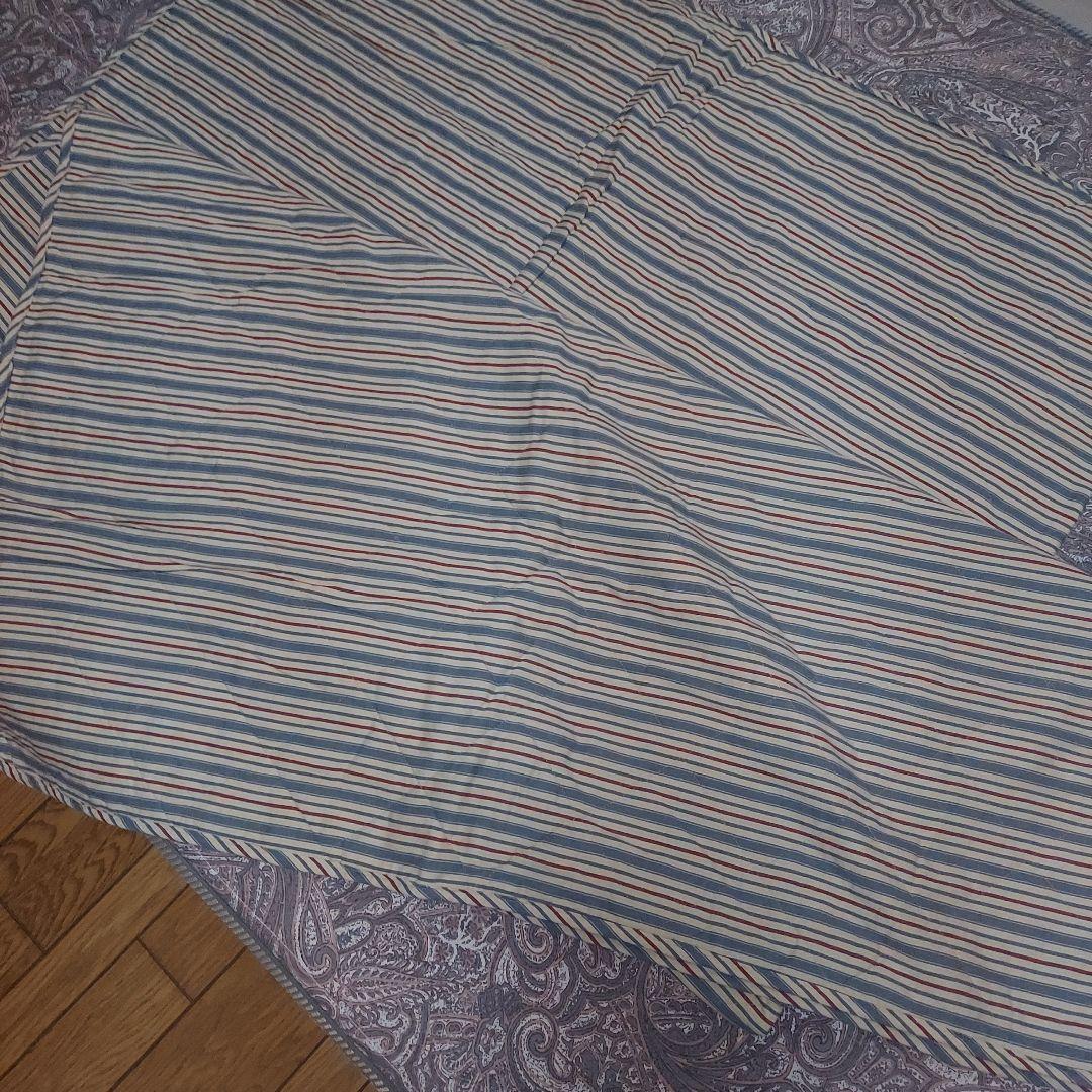 Ralph Lauren 花柄/ストライプ ベッドカバー&ピローケース(2点)