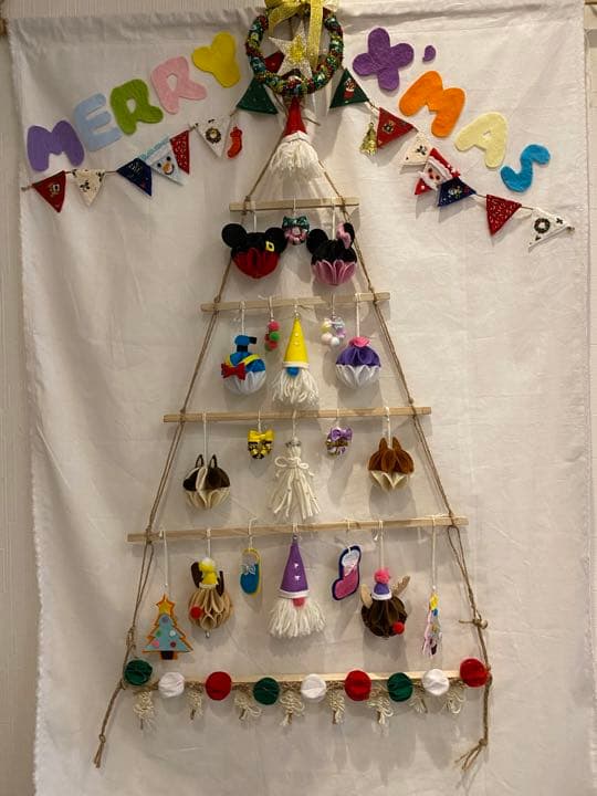 クリスマスタペストリー壁掛け オーダー クリスマスツリー