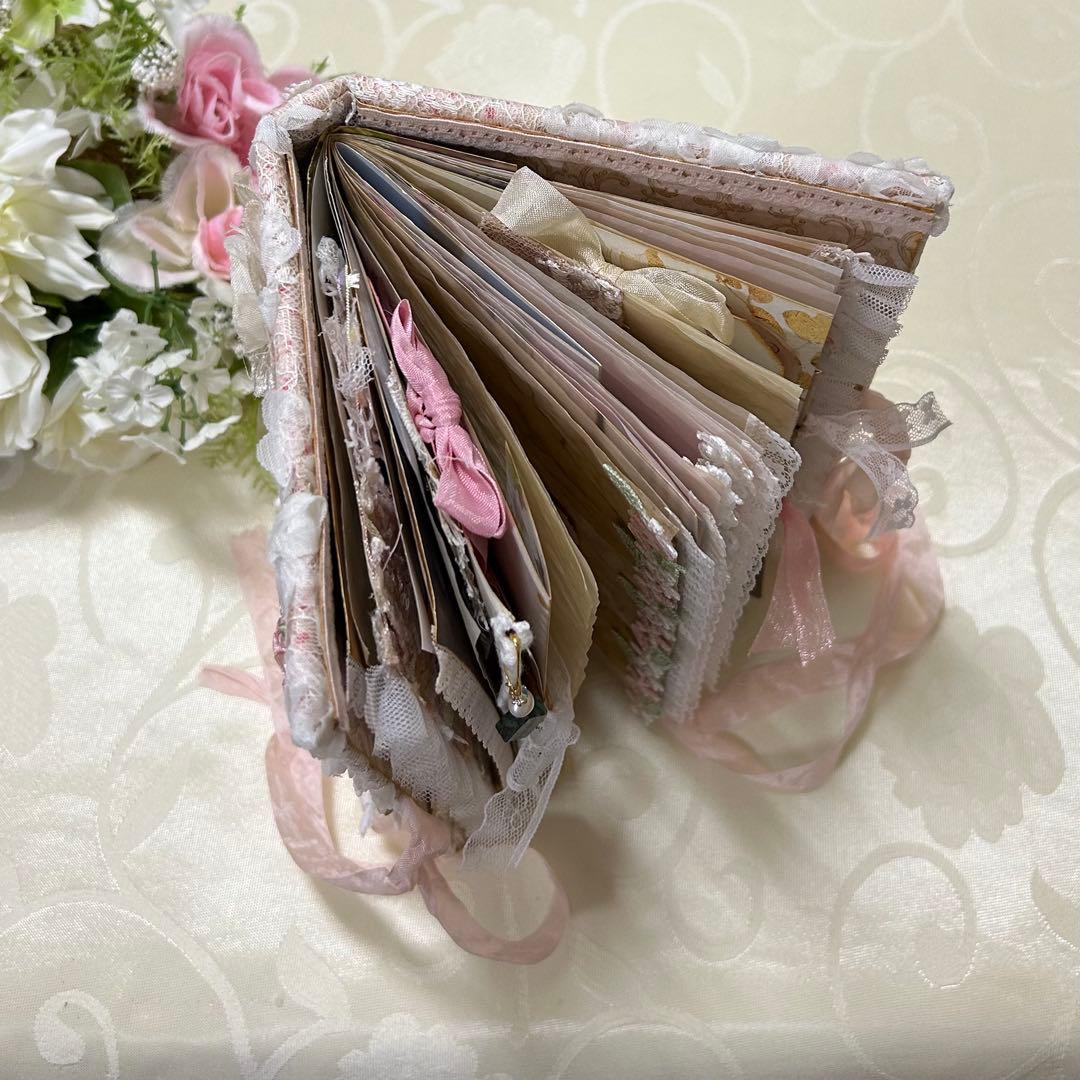 薔薇とレースのジャンクジャーナル・雑記帳　トレペ仕様　elegance