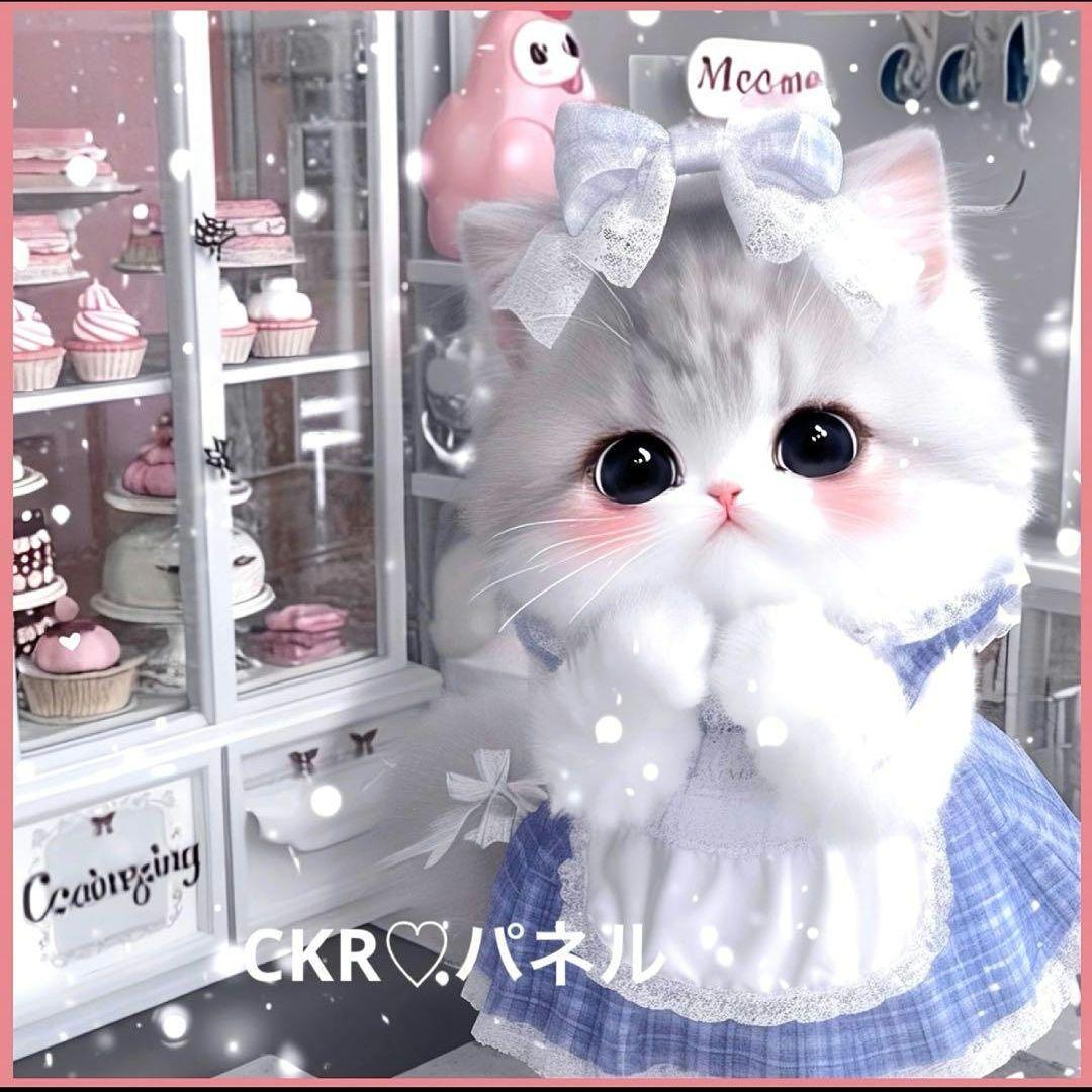 美しい女性パネル生地　ハンドメイド