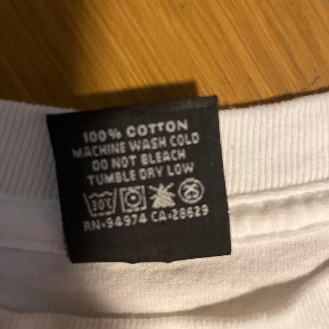 STUSSY 2000年以降黒タグホワイト未使用 Lサイズ