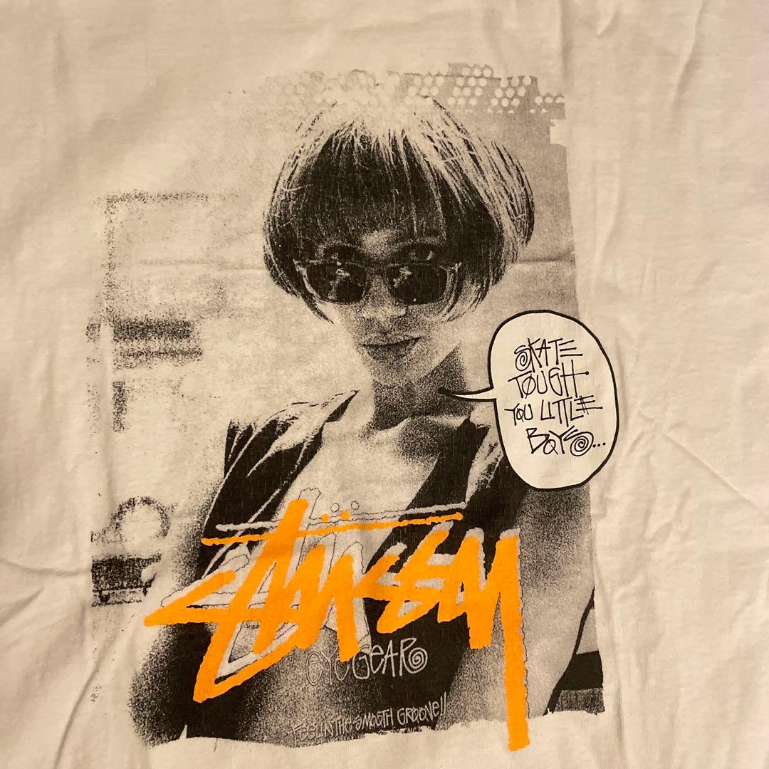 STUSSY 2000年以降黒タグホワイト未使用 Lサイズ