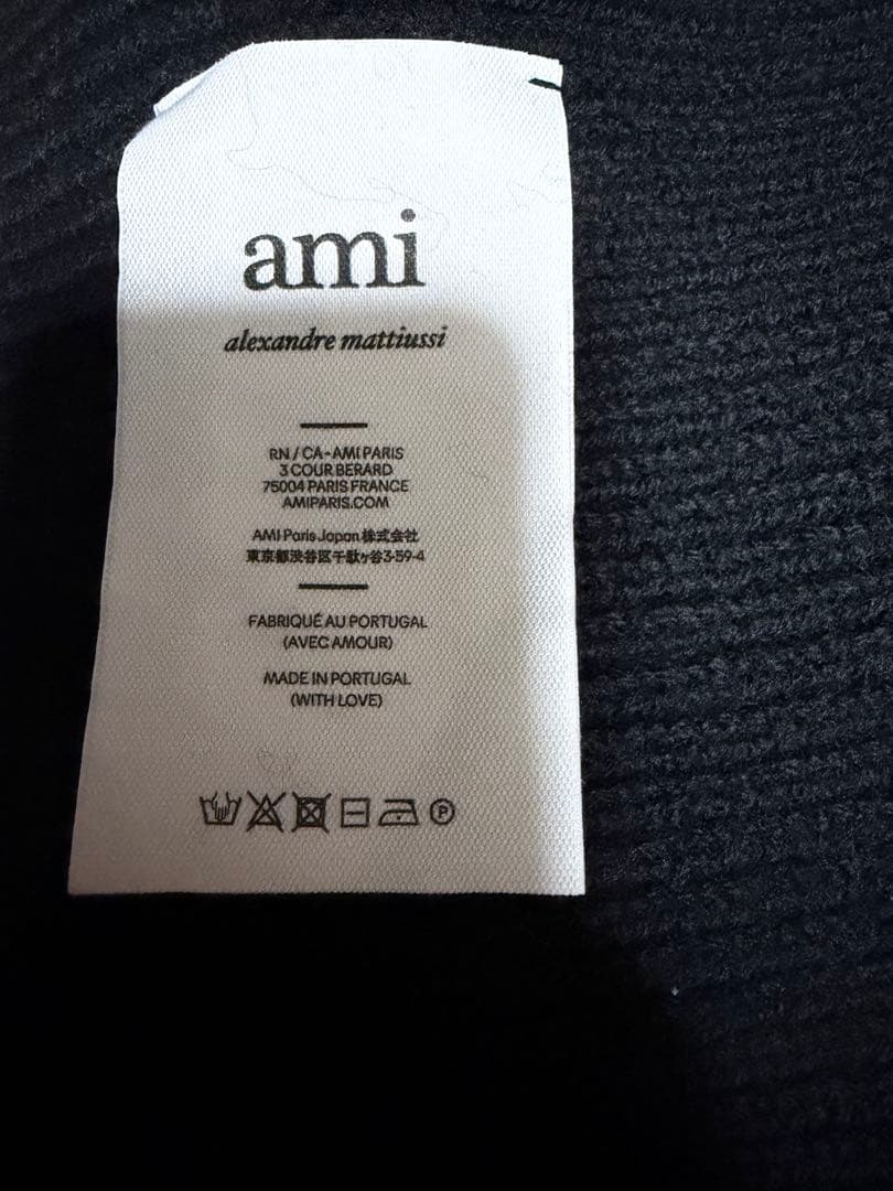 アミパリス　amiparis マフラー　ブラック