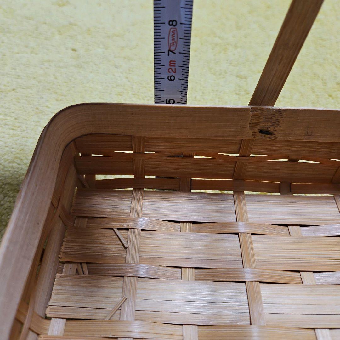 【新品】竹巧彩　お弁当箱　おむすび箱　長方形　豆腐カゴ　小物入れ