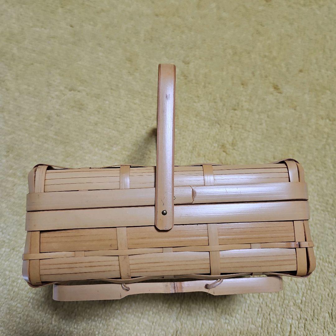 【新品】竹巧彩　お弁当箱　おむすび箱　長方形　豆腐カゴ　小物入れ