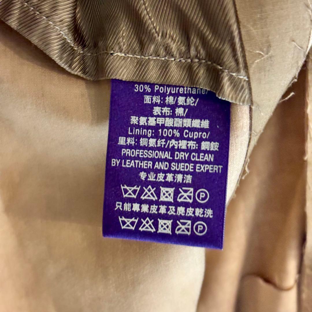 ラルフローレン　パープルレーベル　超高級　70万円　トレンチ　ステンカラー