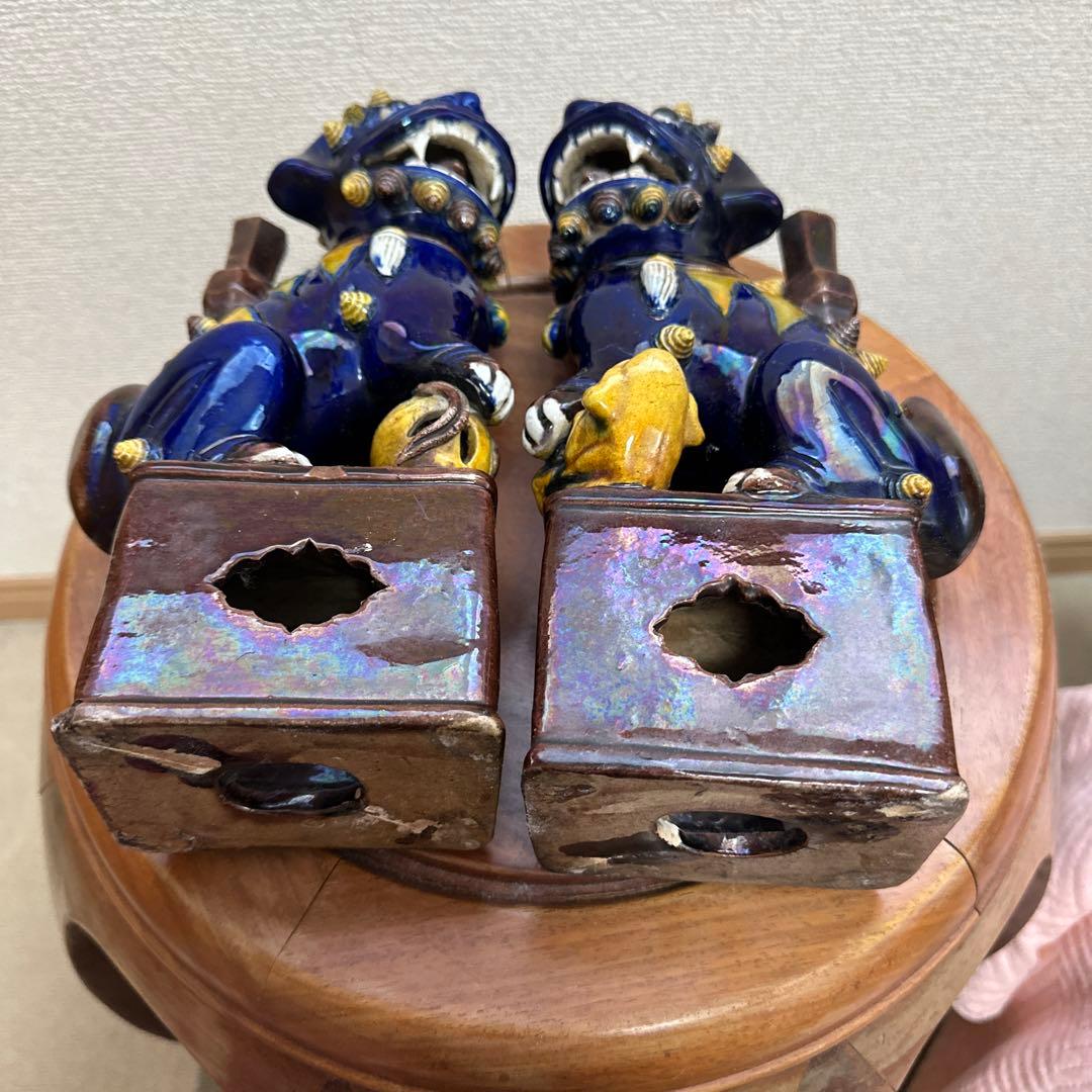 珍品　骨董品　中国美術　中国古玩　古美術　獅子　対物