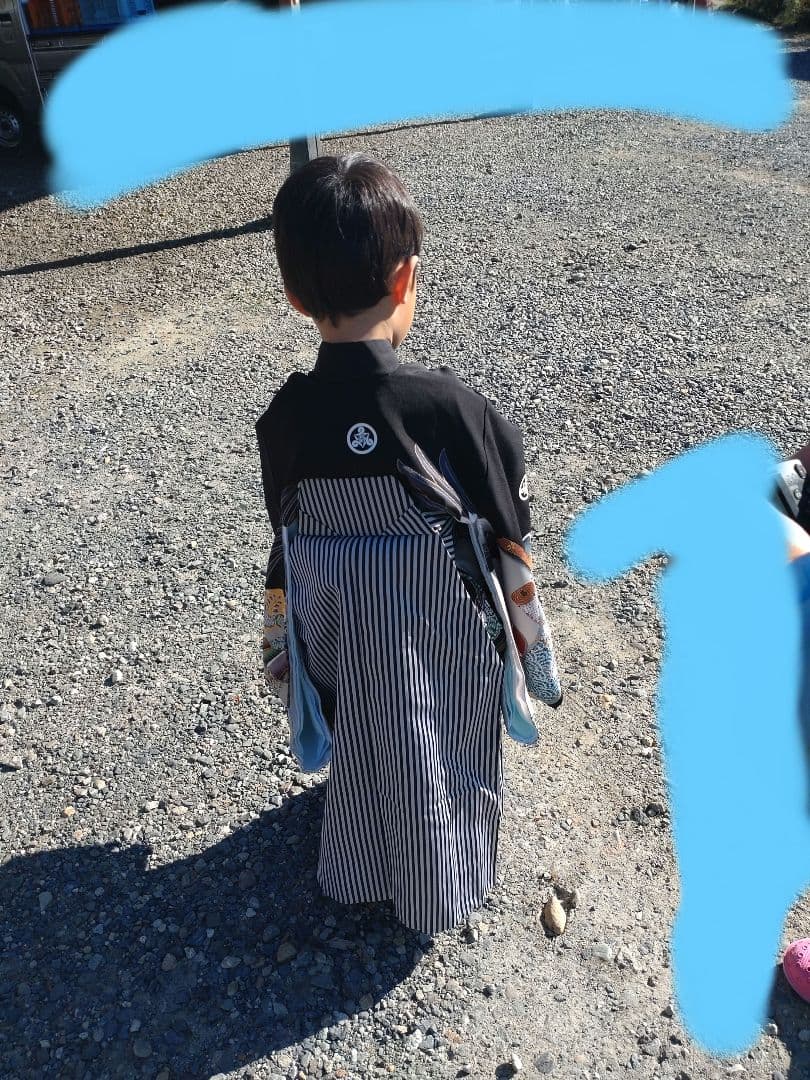 お宮参り＆七五三羽織着物と袴セット