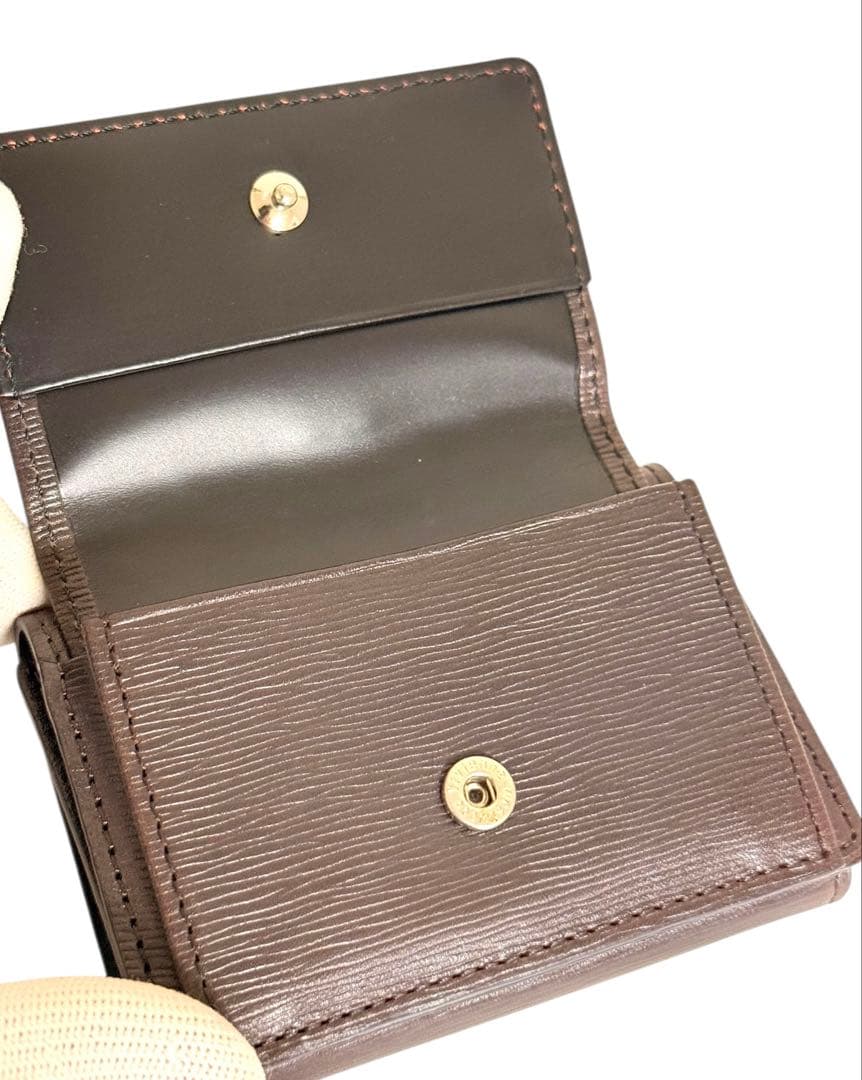 美品☆Vivienne Westwood　三つ折り財布　ビッグオーブ　レザー