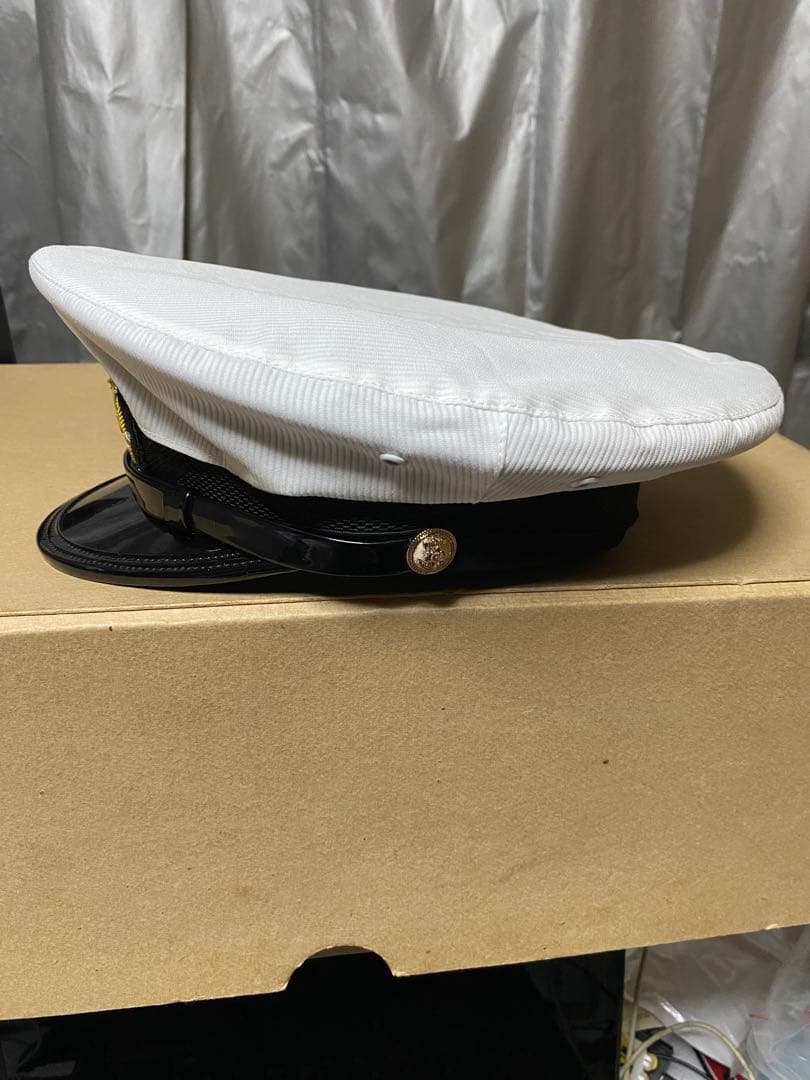 大日本帝国海軍　士官軍帽　制帽　56cm 複製品 日覆付