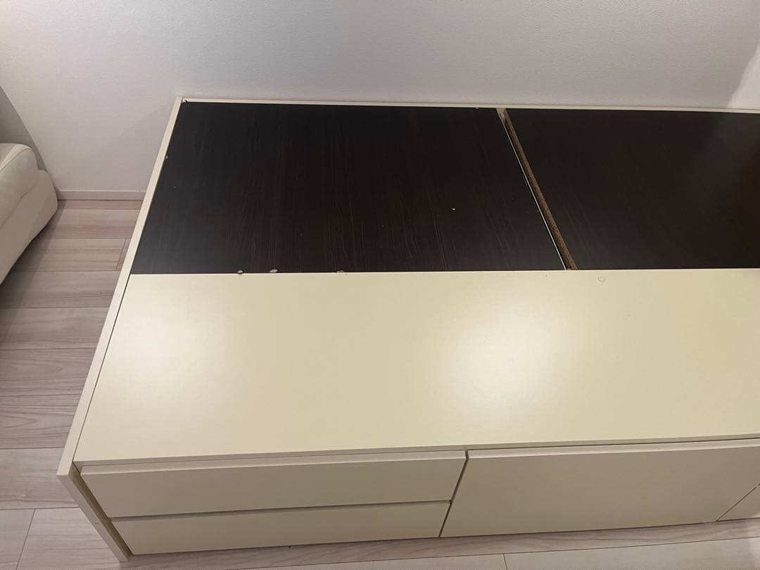 チェストベッド セミダブル フレームのみ 217×120