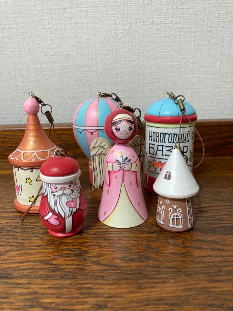 【baron】起き上がりこぼし2点&イースターマトリョーシカ&オーナメント