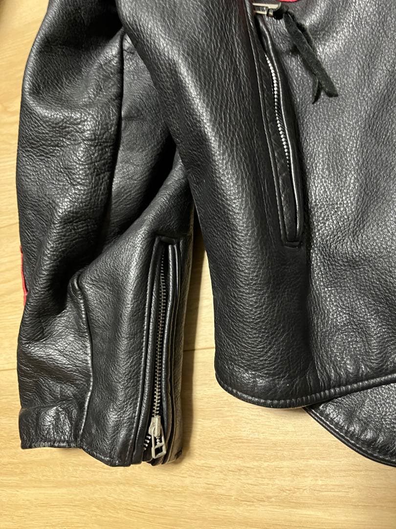 美品 schott レザー ライダースジャケット XXL 黒