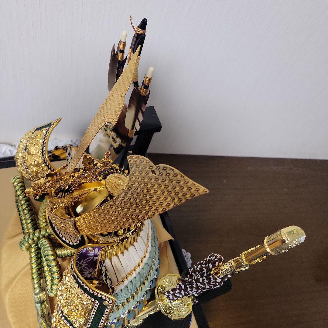 【徳川作 剛】 五月 かぶと (ガラスケース付き)