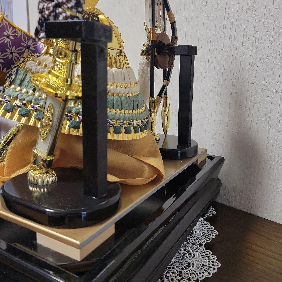 【徳川作 剛】 五月 かぶと (ガラスケース付き)